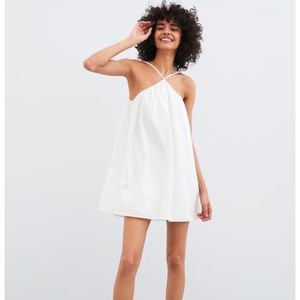 Zara Poplin Dress Romper